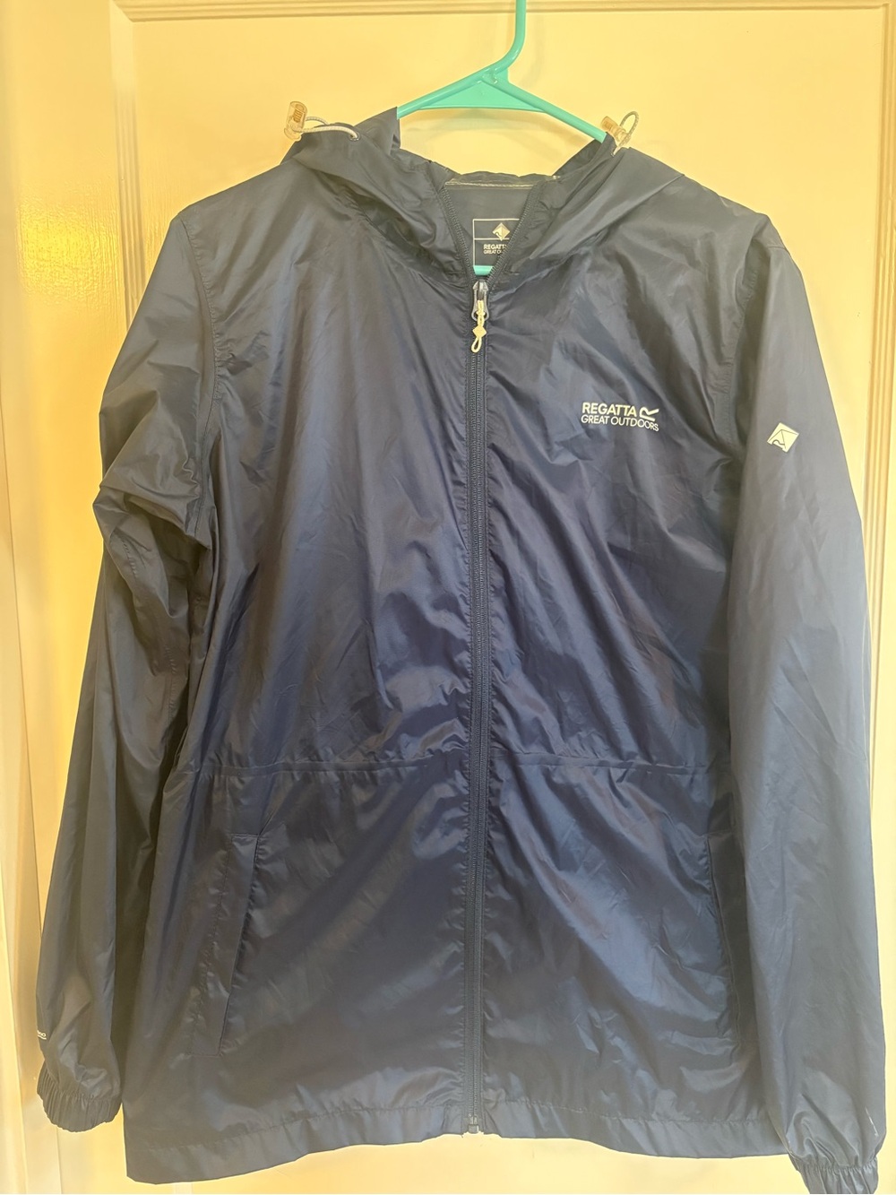 Navy Blue Rain Jacket